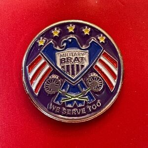 NIB Military Brat Pin